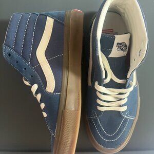 Vans Sk8-Hi Shoe - Blue, Size 8 Men's/9.5 Women's